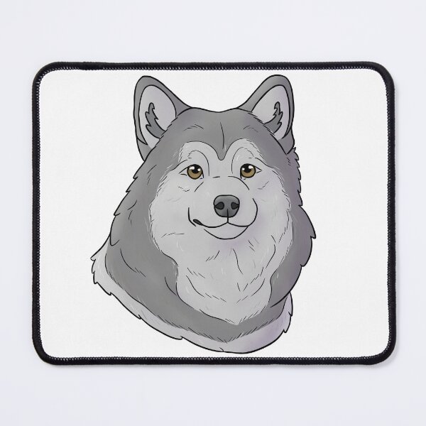 Item preview, Alaskan malamute silver and white designed and sold by Cynthiaetal.