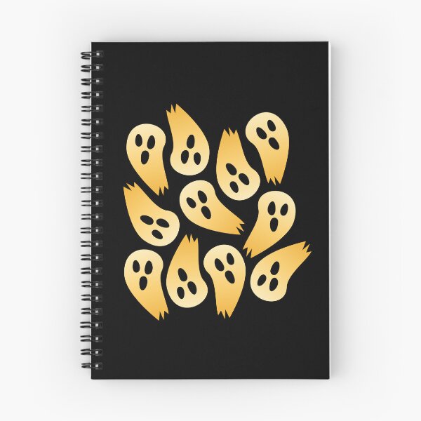 Aperçu de l'œuvre HALLOWEEN GOLDEN GHOSTS SPOOKY SEASON Effrayant Creepy Gold Hocus Pocus Fall Vibes Design créée et vendue par Ephemerae.