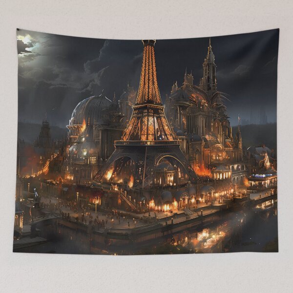 Item preview, “Incandescent Paris: Magical Night with its Architectural Treasures” designed and sold by Art-Vortex-fr.