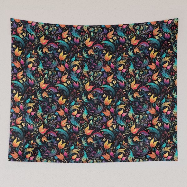 Item preview, Modern design inspired by floral motifs, polygons and pentagrams designed and sold by Pflugart.