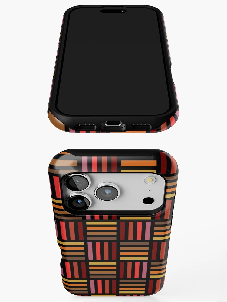 Thumbnail 3 of 4, iPhone Case, Rectangular and Square pattern designed and sold by AFJ-Creative.