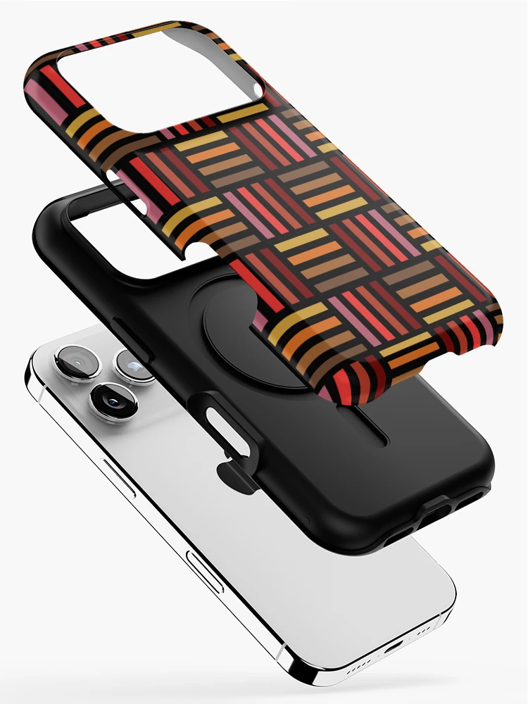 Thumbnail 2 of 4, iPhone Case, Rectangular and Square pattern designed and sold by AFJ-Creative.