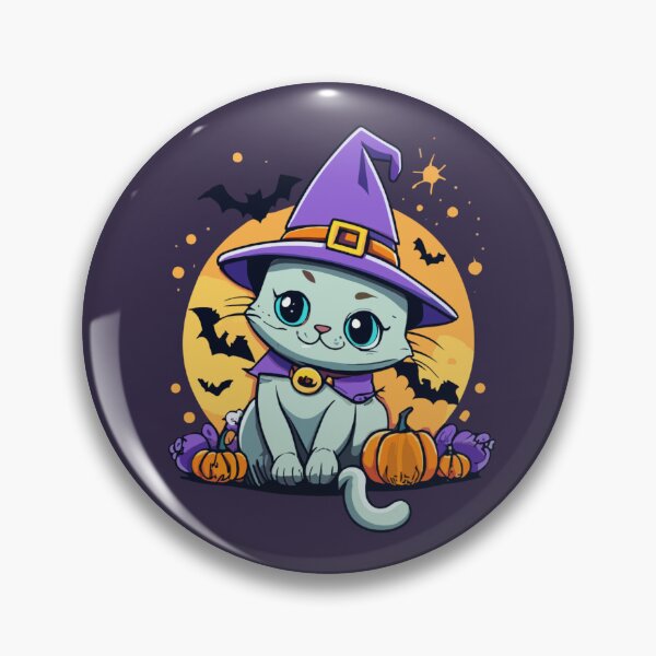 Item preview, Halloween - Cute Cartoon Witch Cat designed and sold by MrDoze.