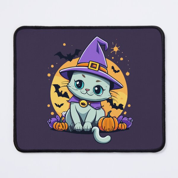 Item preview, Halloween - Cute Cartoon Witch Cat designed and sold by MrDoze.