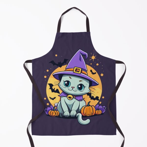 Item preview, Halloween - Cute Cartoon Witch Cat designed and sold by MrDoze.