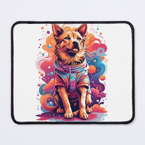 Item preview, Dog , galaxy background, space , stars ,universe designed and sold by ratchawoot.