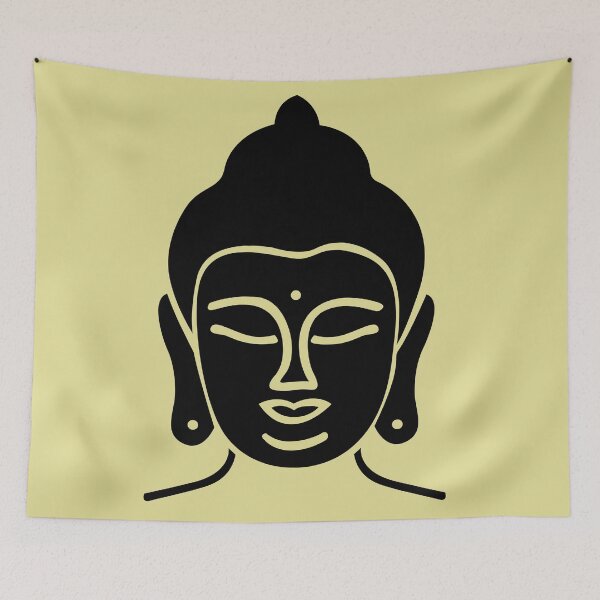 Item preview, maditate with buddha symbol designed and sold by hutofdesigns.