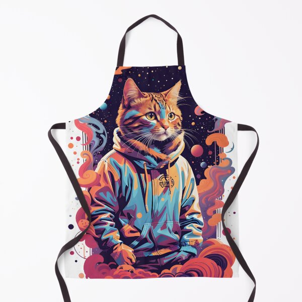 Item preview, cat , galaxy background, space , stars ,universe designed and sold by ratchawoot.