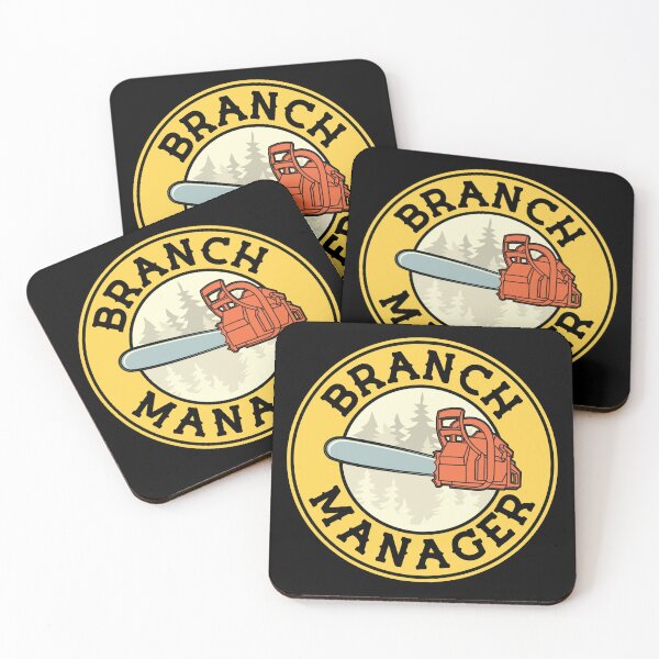 Item preview, Chainsaw Lumberjack and Logger Branch Manager Pun designed and sold by Huhnerdieb Apparel.