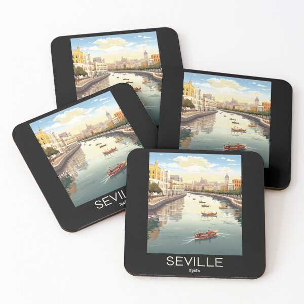 Item preview, A Vintage Travel Illustration of Seville - Spain  designed and sold by GoodOldVintage.