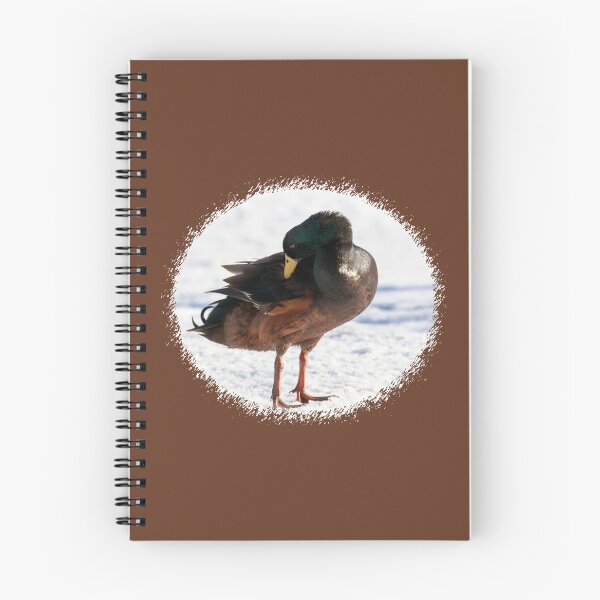 Item preview, Running duck in the snow designed and sold by anatida.