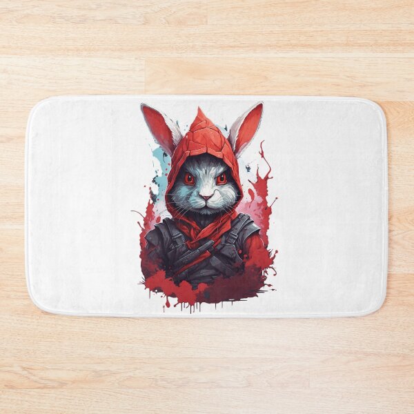 Item preview, Rabbit ninja imperial warrior 7 designed and sold by RabbitPrints.