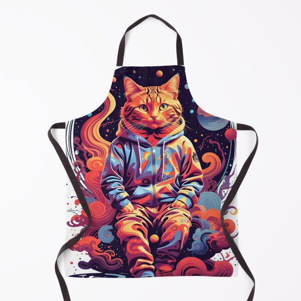 Item preview, cat , galaxy background, space , stars ,universe designed and sold by ratchawoot.