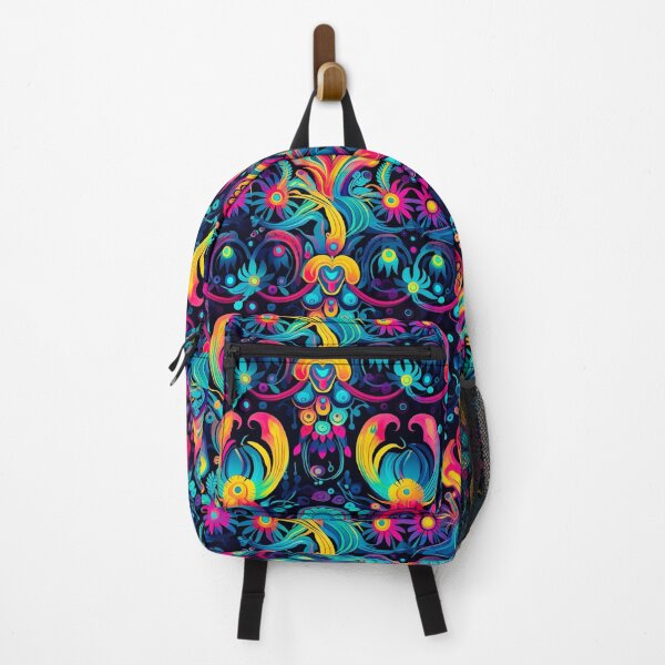 Item preview, Retro design with flower power motifs that is inspired by psychedelic art designed and sold by Pflugart.