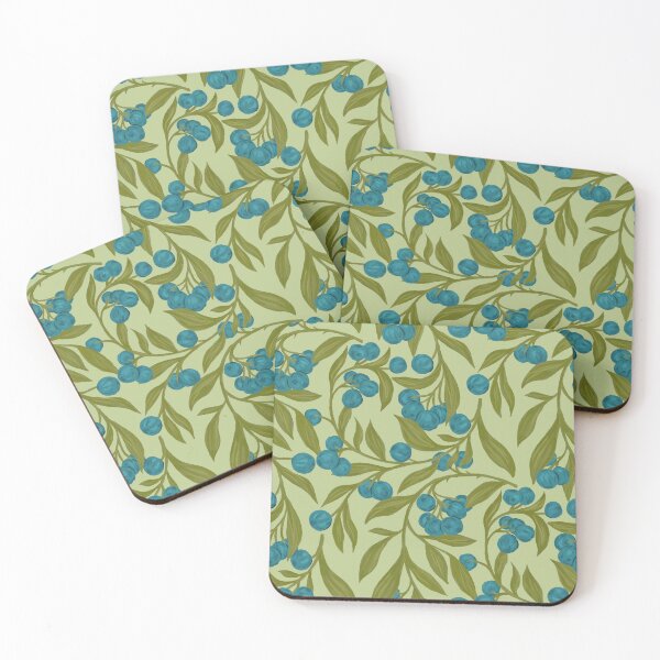 Item preview, Winter Blue Berries Pattern designed and sold by rnmarts.