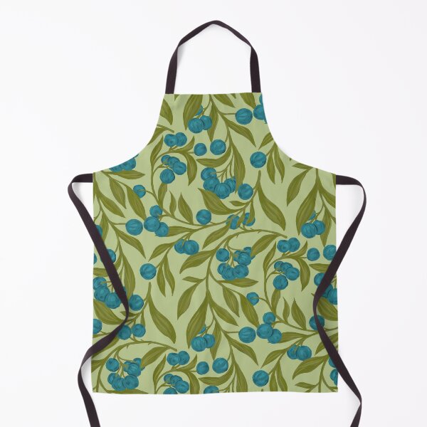 Item preview, Winter Blue Berries Pattern designed and sold by rnmarts.