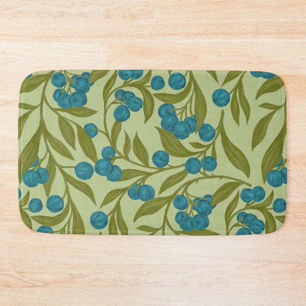 Item preview, Winter Blue Berries Pattern designed and sold by rnmarts.