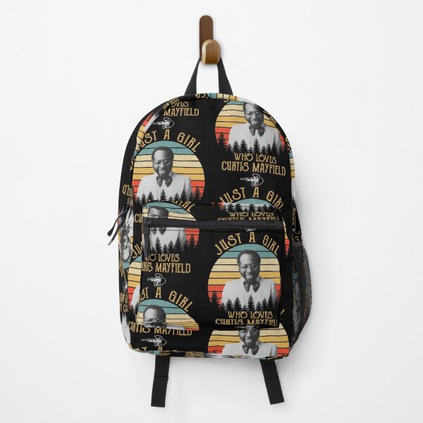 Item preview, Just A Girl Who Loves Curtis music Mayfield designed and sold by KMAArtStore.