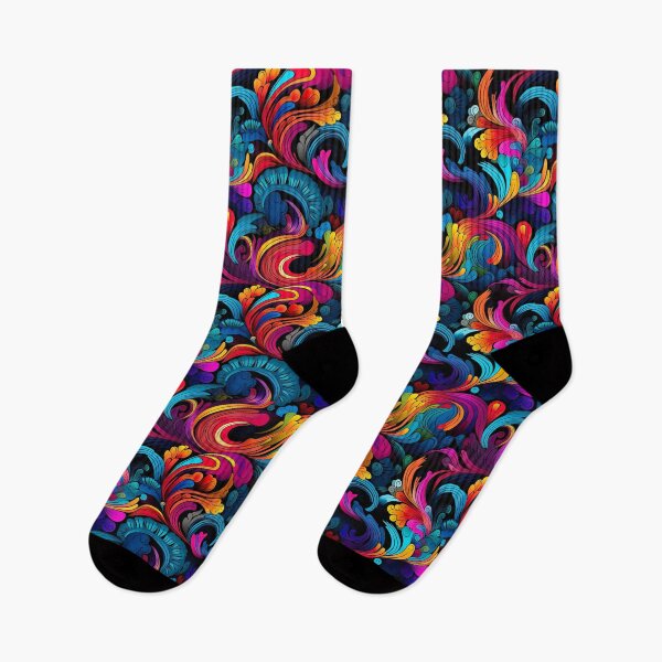 Item preview, Retro design with flower power motifs that is inspired by psychedelic art designed and sold by Pflugart.