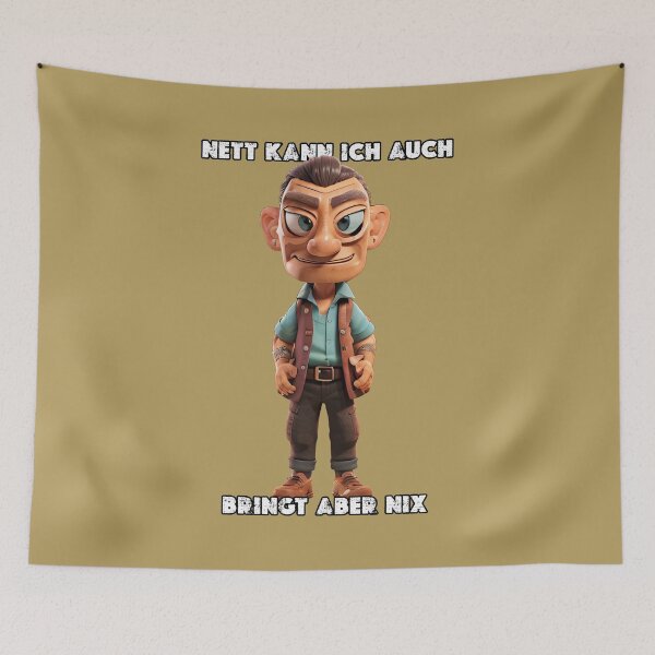 Item preview, I can be nice too... but it doesn't help designed and sold by CrazyShirtsShop.