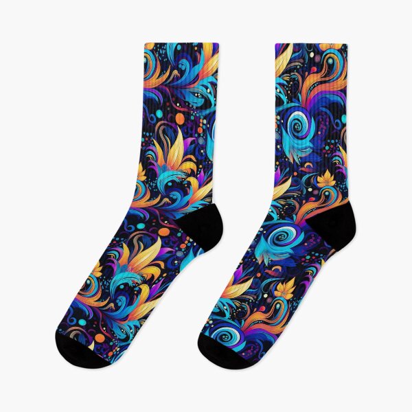 Item preview, Retro design with flower power motifs that is inspired by psychedelic art designed and sold by Pflugart.