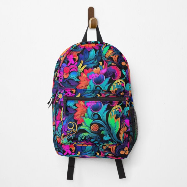 Item preview, Retro design with flower power motifs that is inspired by psychedelic art designed and sold by Pflugart.