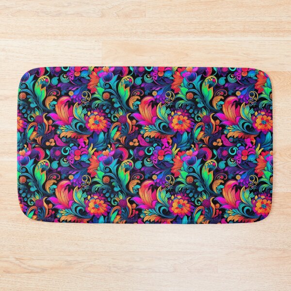 Item preview, Retro design with flower power motifs that is inspired by psychedelic art designed and sold by Pflugart.