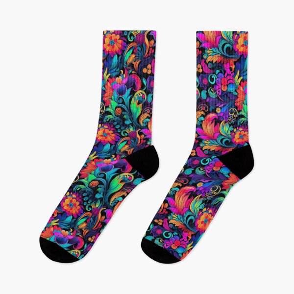 Item preview, Retro design with flower power motifs that is inspired by psychedelic art designed and sold by Pflugart.