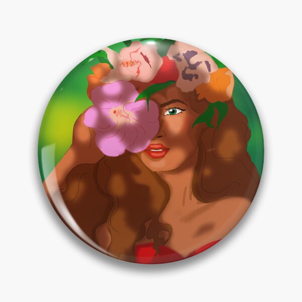 Item preview, Vahiné with flowers in the sun designed and sold by Margatelier.