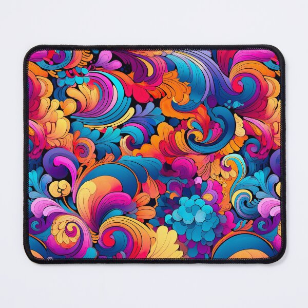 Item preview, Retro design with flower power motifs that is inspired by psychedelic art designed and sold by Pflugart.