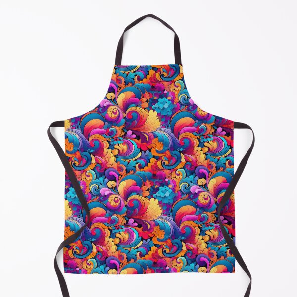 Item preview, Retro design with flower power motifs that is inspired by psychedelic art designed and sold by Pflugart.
