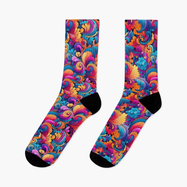 Item preview, Retro design with flower power motifs that is inspired by psychedelic art designed and sold by Pflugart.