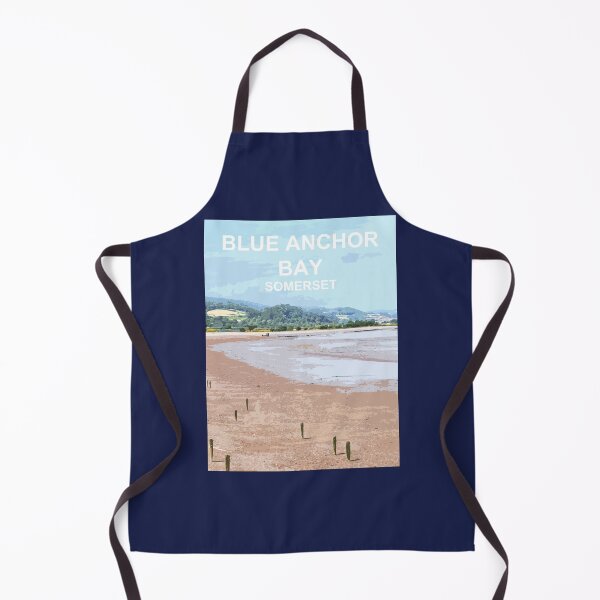 Item preview, Blue Anchor Bay Somerset. Minehead. Travel location poster designed and sold by BarbaraGlebska.