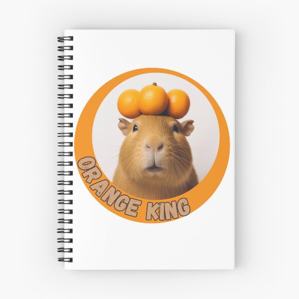 Item preview, Orange King Capybara designed and sold by GoblinForge.