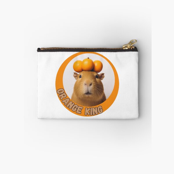 Item preview, Orange King Capybara designed and sold by GoblinForge.