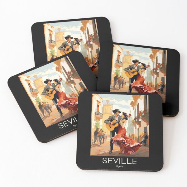 Item preview, A Vintage Travel Illustration of Seville - Spain  designed and sold by GoodOldVintage.