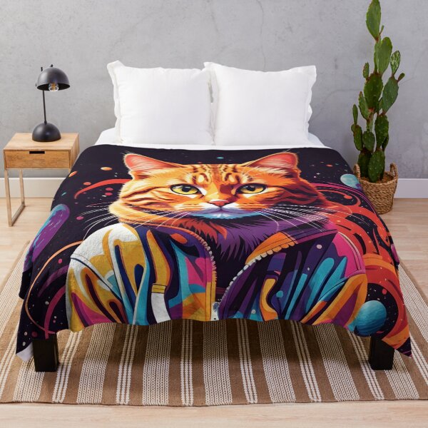 Item preview, cat , galaxy background, space , stars ,universe designed and sold by ratchawoot.