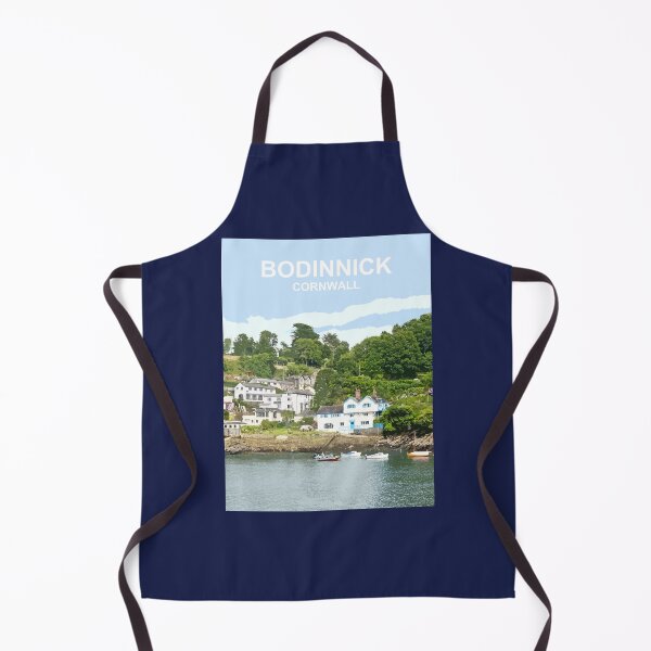 Item preview, Bodinnick, Fowey Cornwall. Cornish Travel location poster designed and sold by BarbaraGlebska.