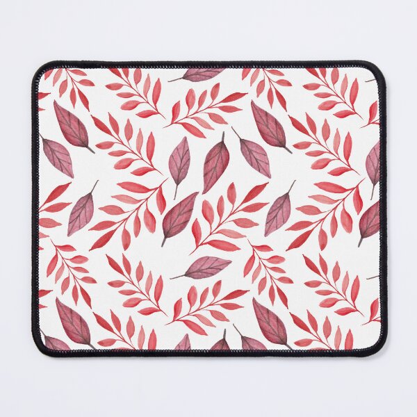 Item preview, Shades of red leaves pattern designed and sold by AFJ-Creative.