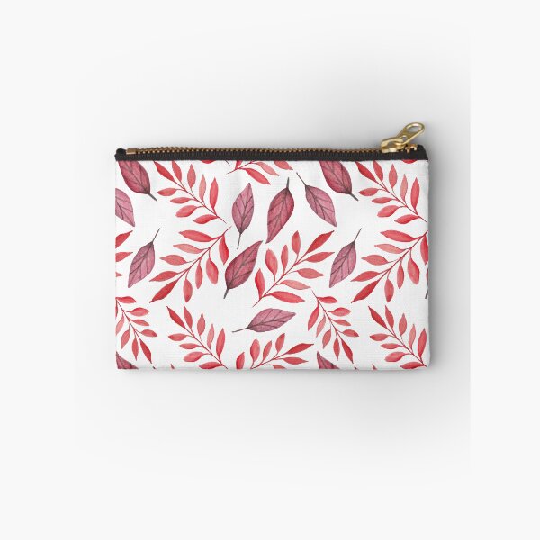 Item preview, Shades of red leaves pattern designed and sold by AFJ-Creative.