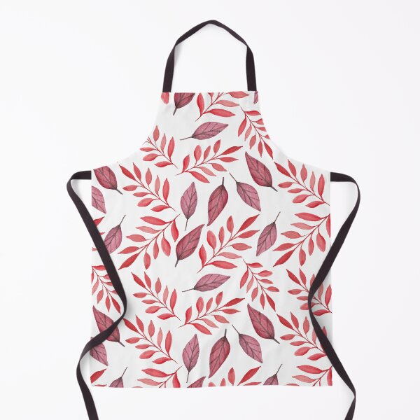 Item preview, Shades of red leaves pattern designed and sold by AFJ-Creative.