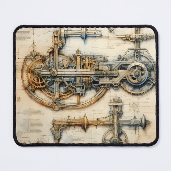 Item preview, Intricate Machine Blueprint designed and sold by dcrc.