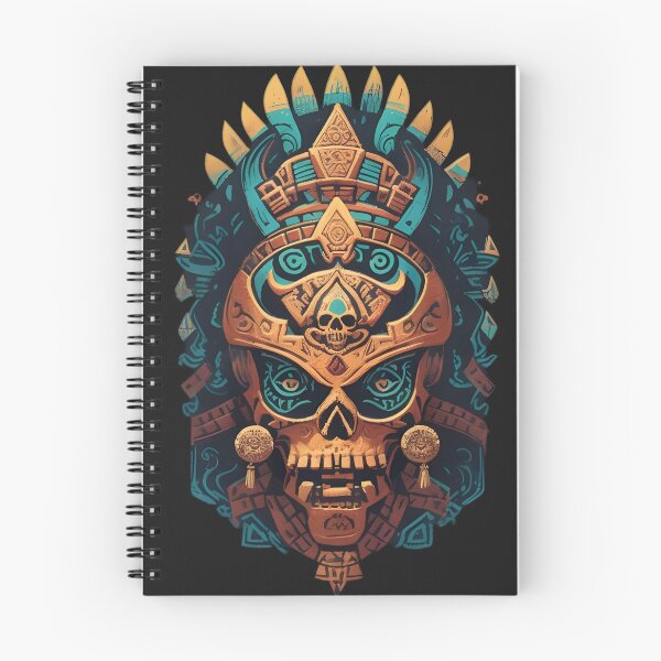 Item preview, Mayan Skull Mask Warrior Ancient Mexican Civilization King designed and sold by Stefan Ivanov.