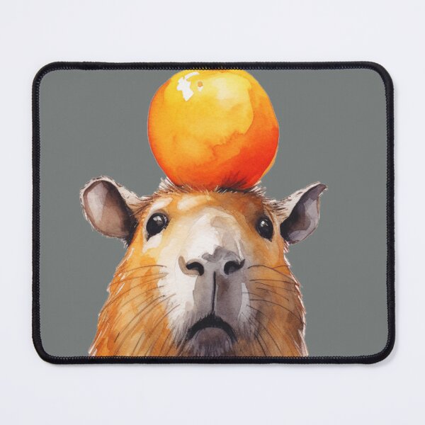 Item preview, Capybara with Orange designed and sold by GoblinForge.
