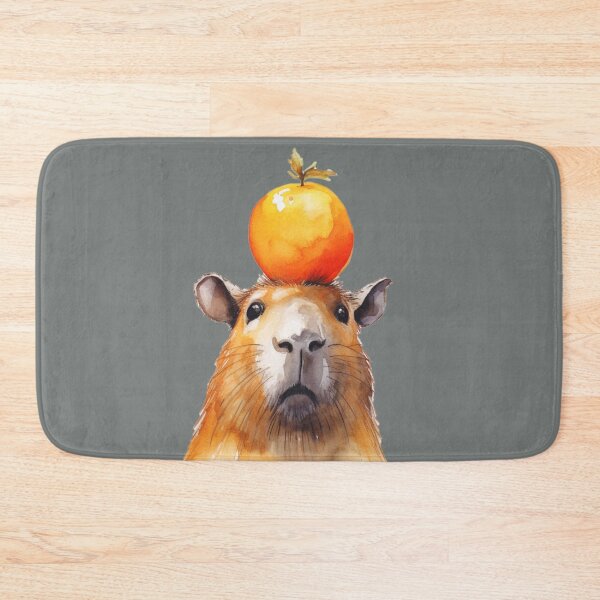 Item preview, Capybara with Orange designed and sold by GoblinForge.