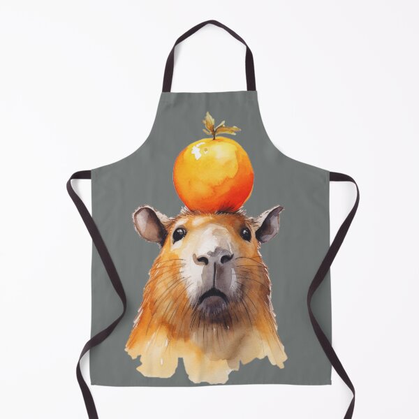 Item preview, Capybara with Orange designed and sold by GoblinForge.