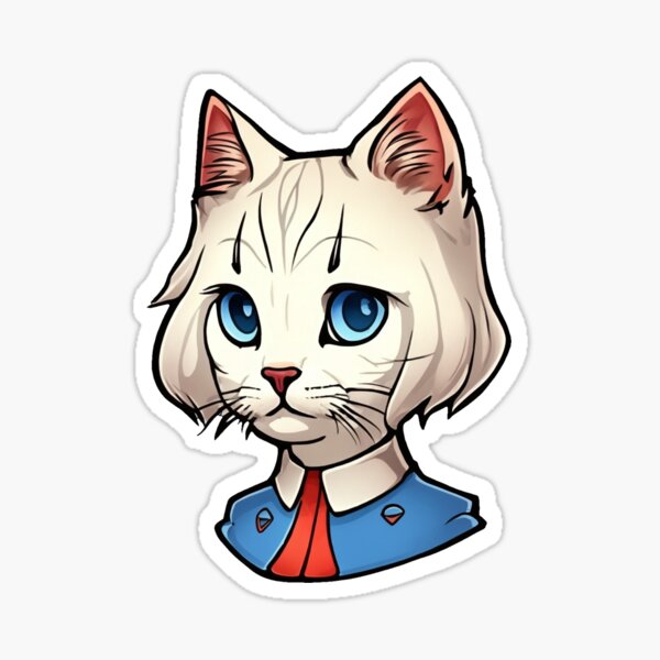 Distinguished Kitties - Felix Sticker