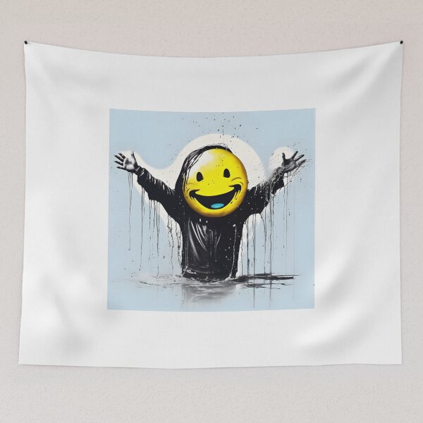 Item preview, Creepy smiley face designed and sold by Viesii.
