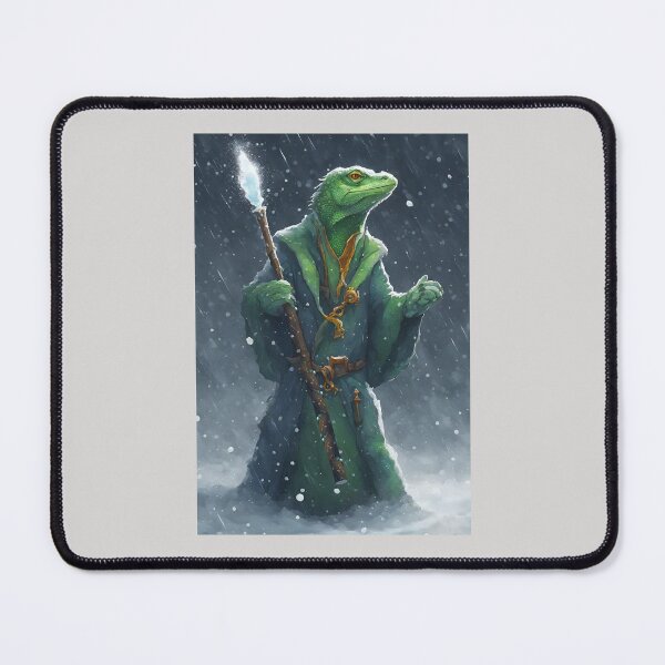 Item preview, Lizard Wizard in a Blizzard designed and sold by AMERICANCHEEZ.