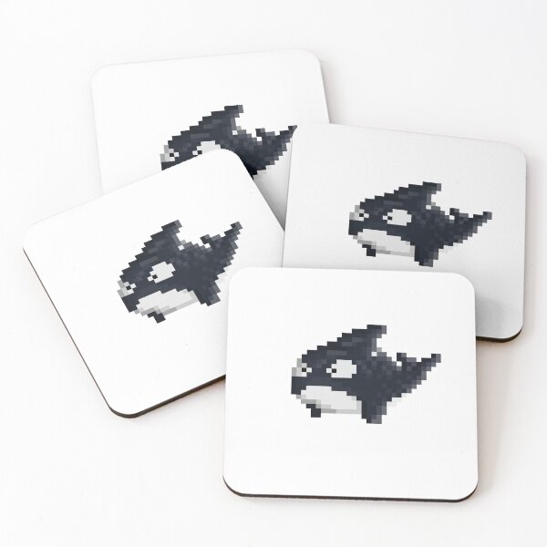 Item preview, Pixel Killer Whale designed and sold by EdsOnToast.